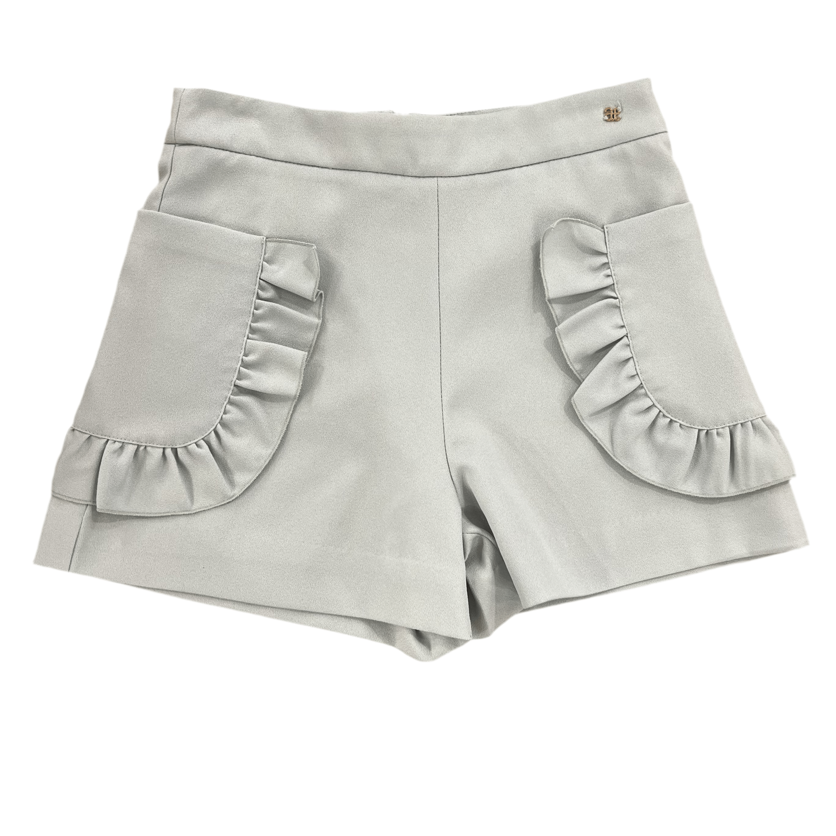 Abel & Lula Abel & Lula Ruffled Crepe Bermuda Shorts - Little Miss Muffin Children & Home