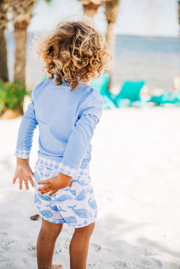 Sugar Bee Clothing Sugar Bee Clothing Whales Swim Shorts - Little Miss Muffin Children & Home