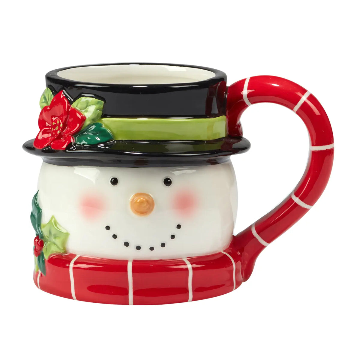 Certified International Holiday Magic Christmas 3D Snowman 18oz Mug - Little Miss Muffin Children & Home