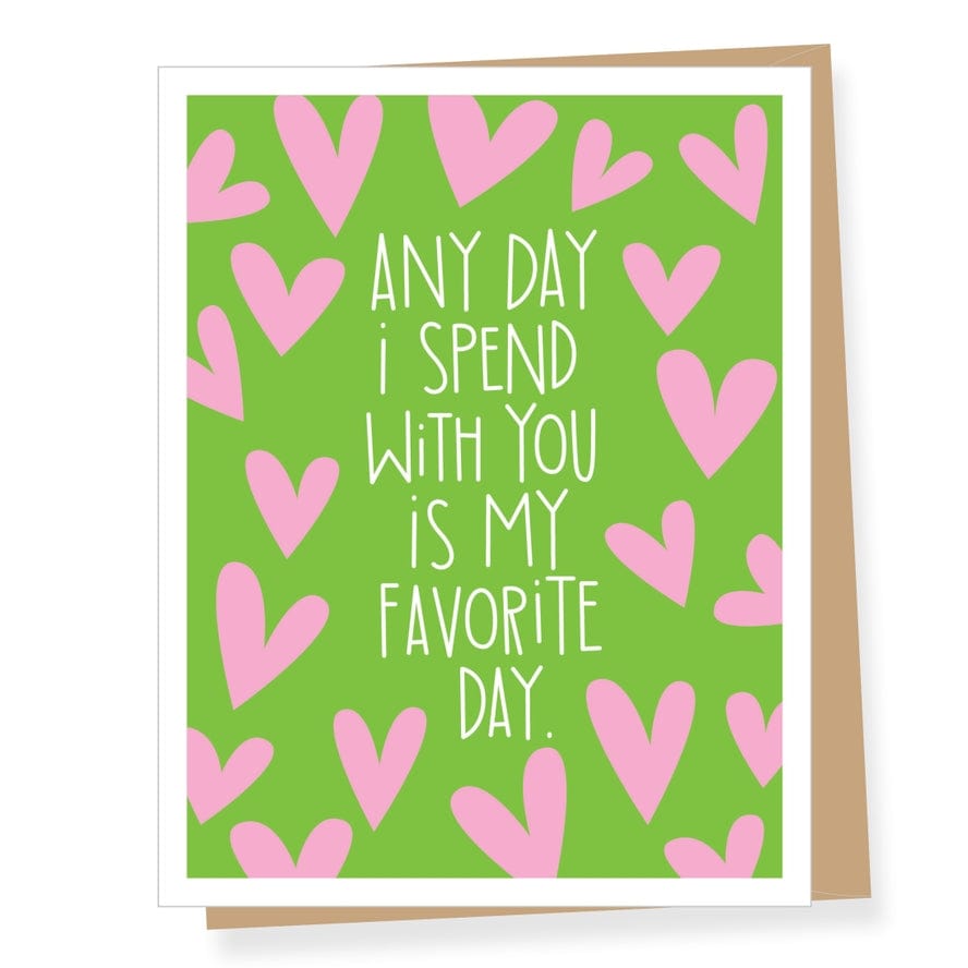 Apartment 2 Cards Apartment 2 Cards My Favorite Day Valentine's Day Card - Little Miss Muffin Children & Home