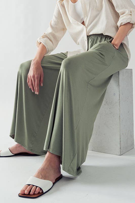 Fashion Week Fashion Week Modal Wide Leg Pants - Little Miss Muffin Children & Home