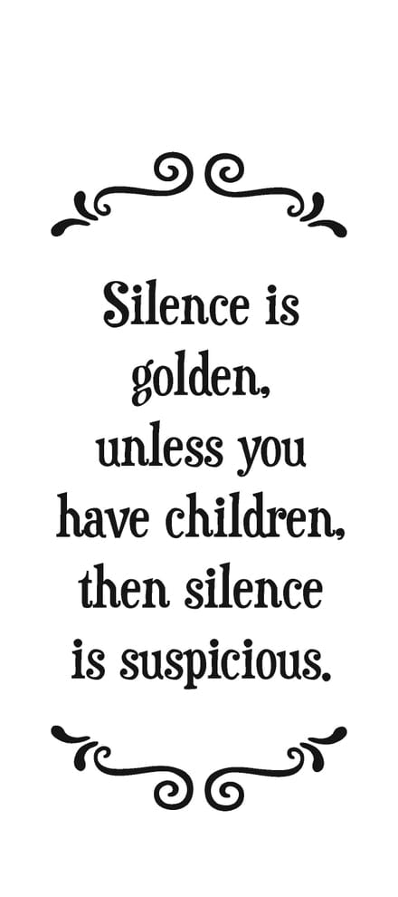 For Arts Sake For Arts Sake Scrunchy Face Tea Towel Suspicious Silence - Little Miss Muffin Children & Home