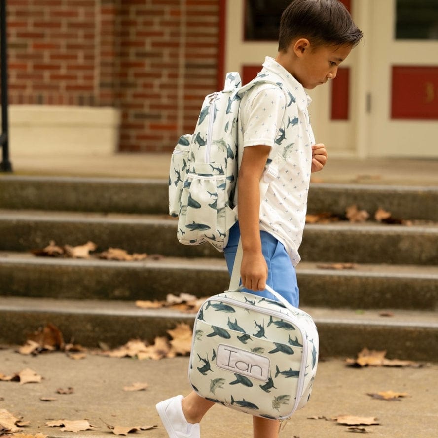 Sugar Bee Clothing Sugar Bee Clothing Lunch Bag - Sharks - Little Miss Muffin Children & Home