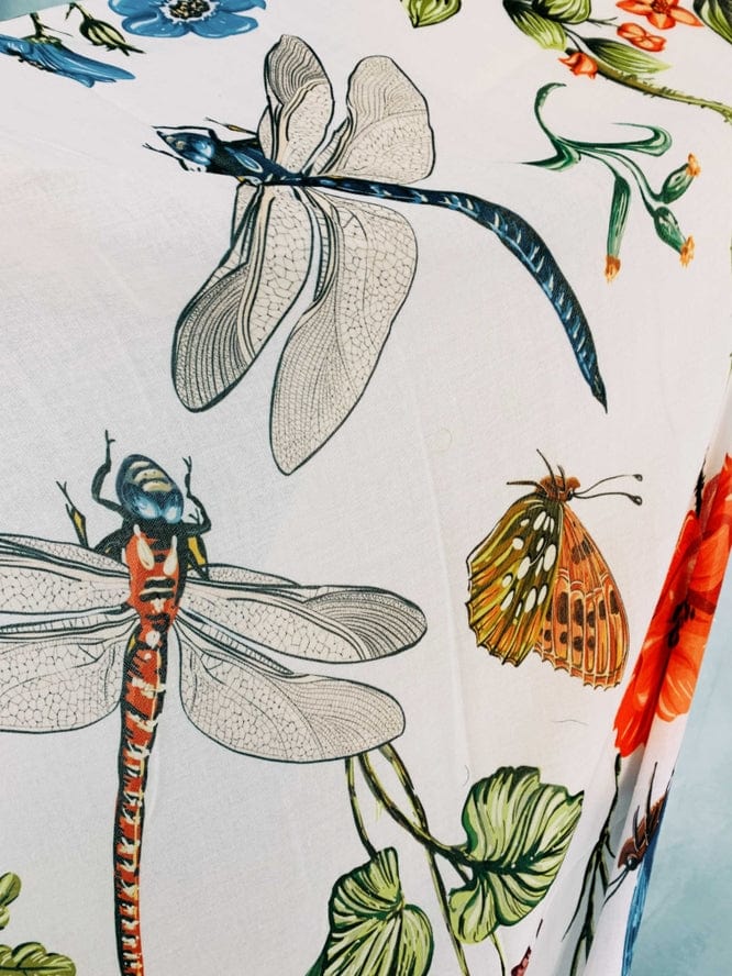 JC Sunny Fashion JC Sunny White-Multi Dragonfly & Floral Scarf/Shawl - Little Miss Muffin Children & Home