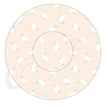 Goosewaddle + Pello Goosewaddle + Pello 34" Diameter Round Floor Pillow Cushion, Puddles Whispering Blue - Little Miss Muffin Children & Home