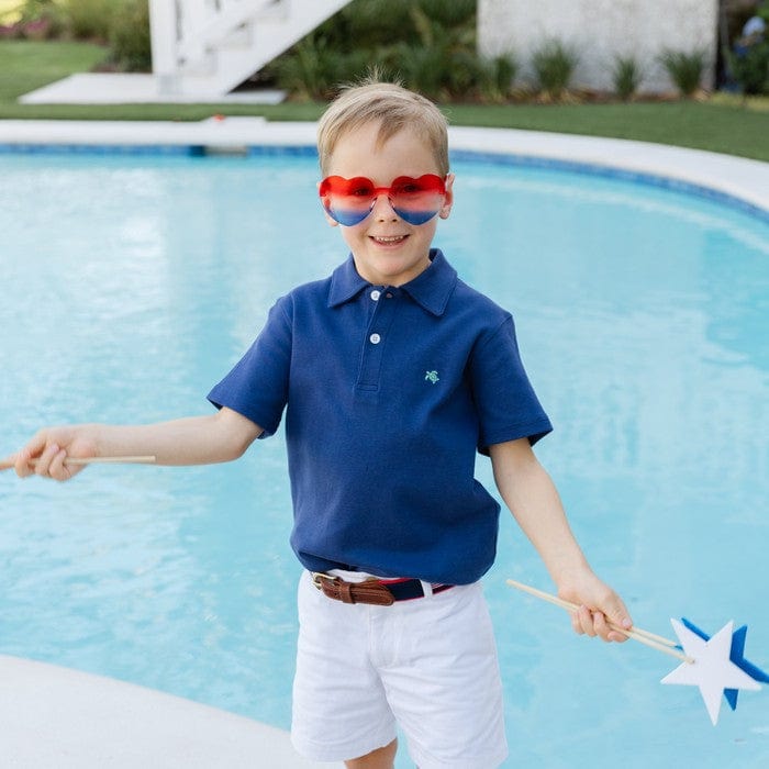 Bailey Boys Bailey Boys Henry Short Sleeve Polo in Royal - Little Miss Muffin Children & Home