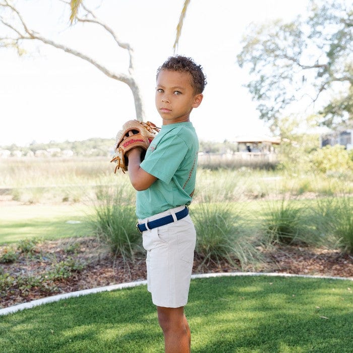 Bailey Boys Club Shorts in Khaki - Little Miss Muffin Children & Home