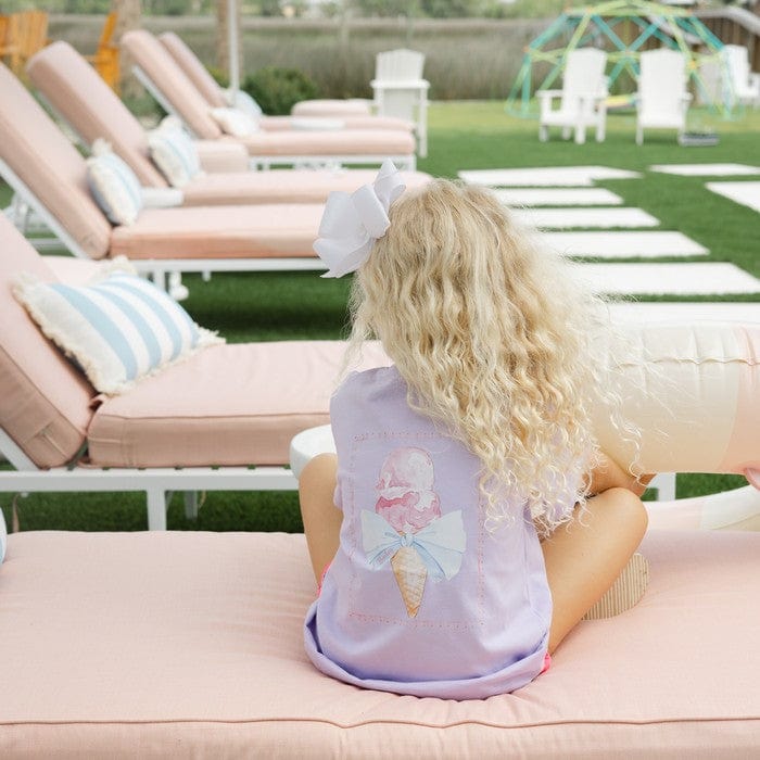 Bailey Boys Bailey Boys Girls Logo Tee, Ice Cream on Lilac - Little Miss Muffin Children & Home