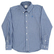 Roscoe Button Down Shirt in Blue Check