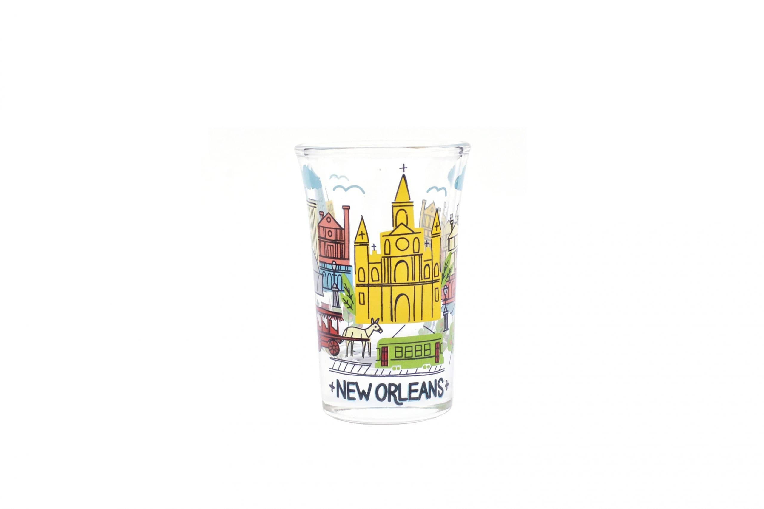The Parish Line The Parish Line Colorful Quarter Shot Glass - Little Miss Muffin Children & Home