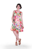 La Cera La Cera Multicolored Floral Cotton Chemise - Little Miss Muffin Children & Home