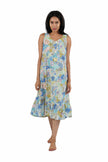 La Cera La Cera Botanical Floral Sweetheart Neckline Gown - Little Miss Muffin Children & Home