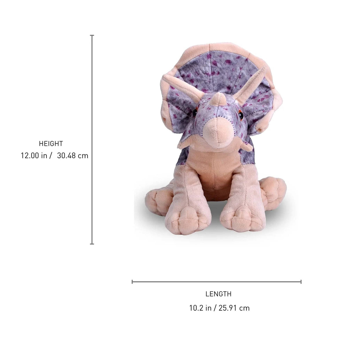 Wild Republic Cuddlekins Triceratops Plush, view 4