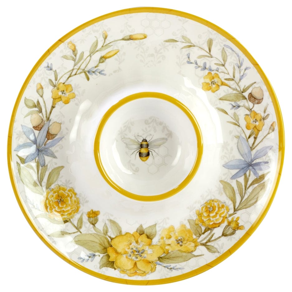 Certified International Certified International Bee Sweet Chip & Dip 14.5" - Little Miss Muffin Children & Home