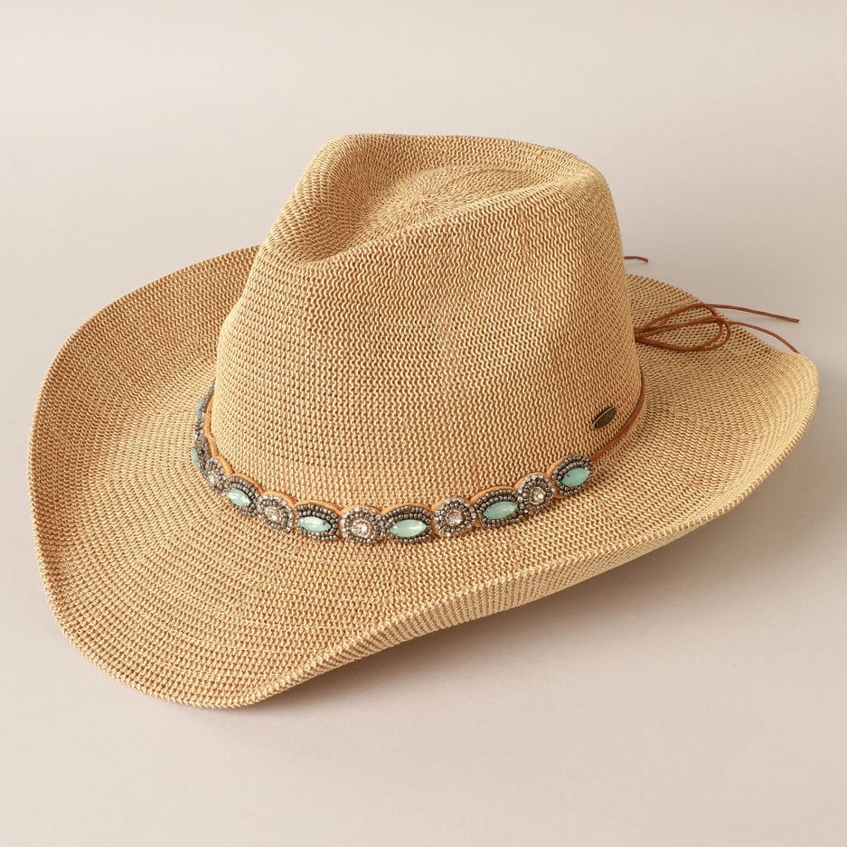 Fashion City Fashion City Durango Cowboy Hat with Jeweled Belt - Little Miss Muffin Children & Home