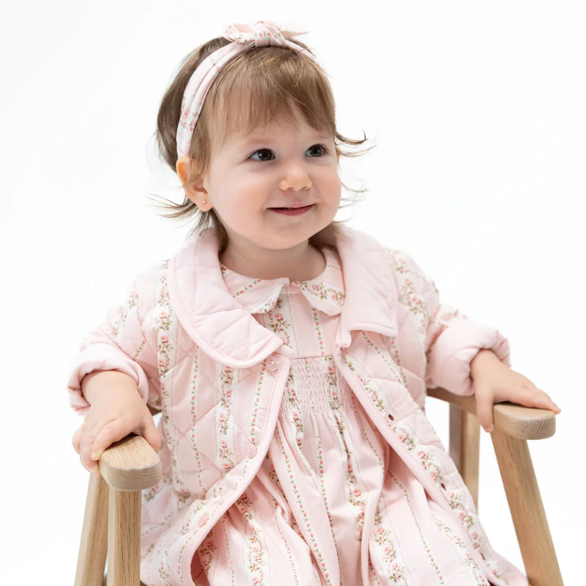 Angel Dear Antoinette Stripe Quilted Jacket - Little Miss Muffin Children & Home