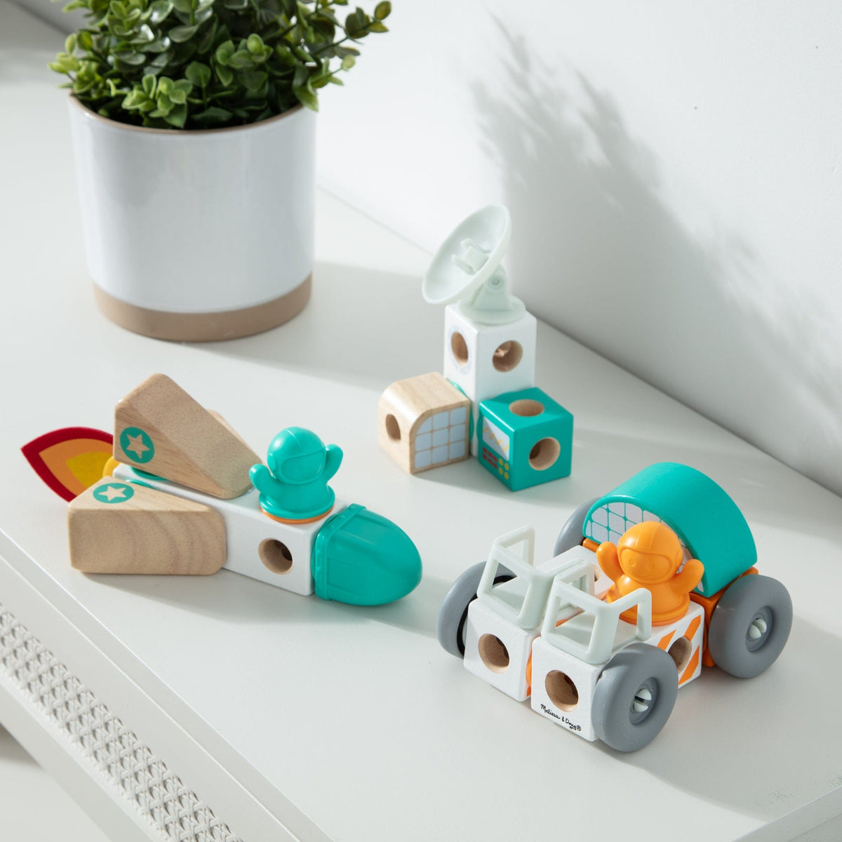 Melissa & Doug Blockables Space Play Set - Little Miss Muffin Children & Home