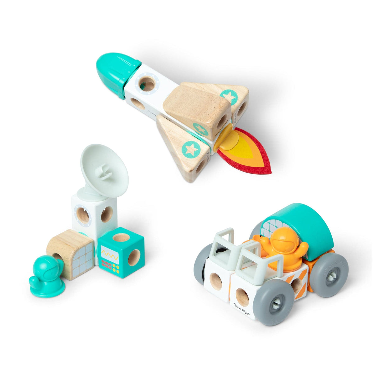Melissa & Doug Blockables Space Play Set - Little Miss Muffin Children & Home