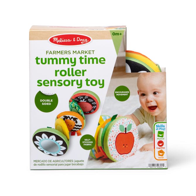 Melissa & Doug Farmer's Market Tummy Time Plush Roller Toy - Little Miss Muffin Children & Home