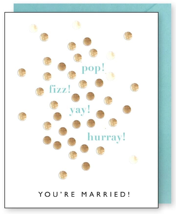 J.Falkner Cards J Falkner Pop Fizz Wedding - Little Miss Muffin Children & Home
