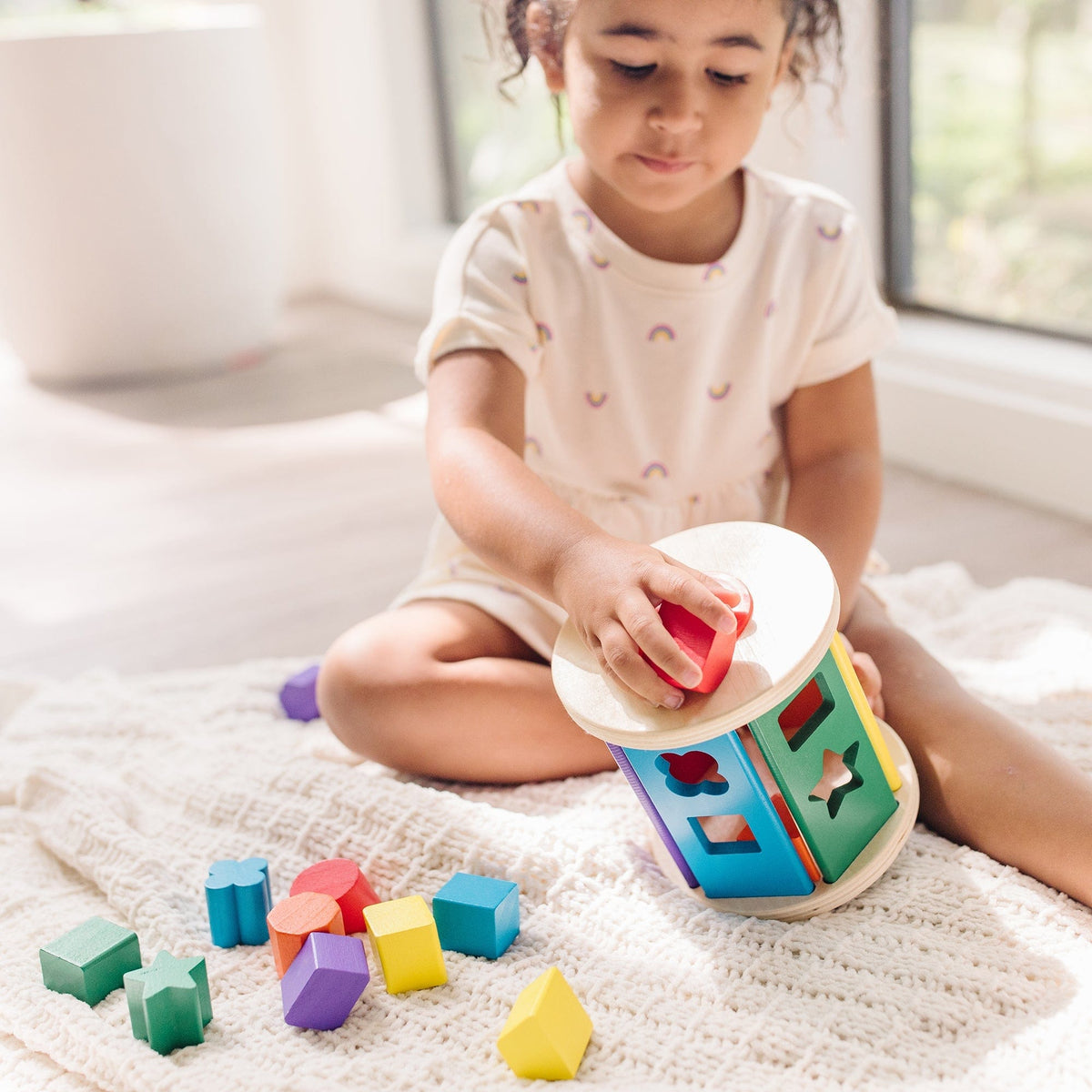 Melissa & Doug Melissa & Doug Match & Roll Shape Sorter - Little Miss Muffin Children & Home