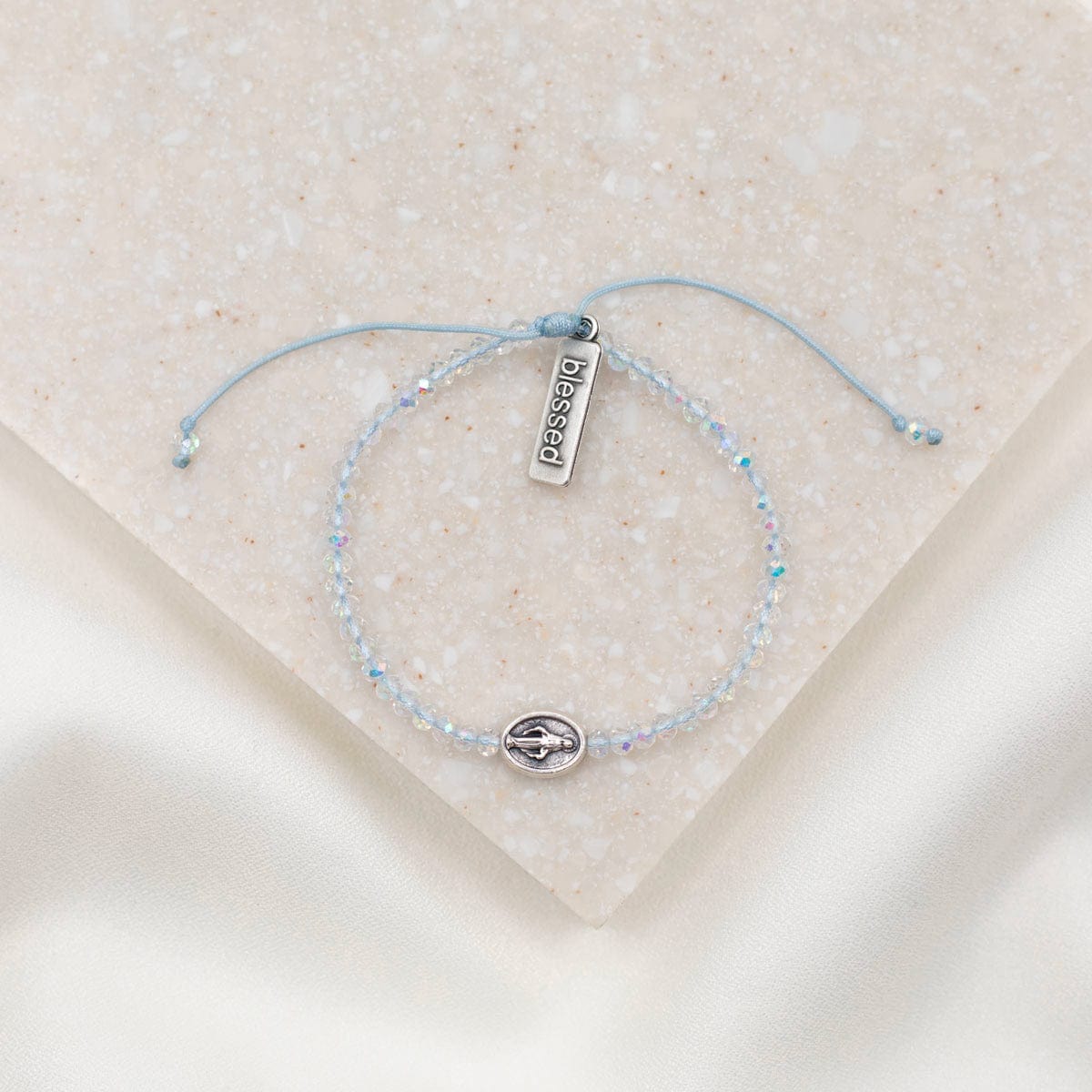 My Saint My Hero My Saint My Hero Mother + Daughter Blessing Bracelets - Little Miss Muffin Children & Home