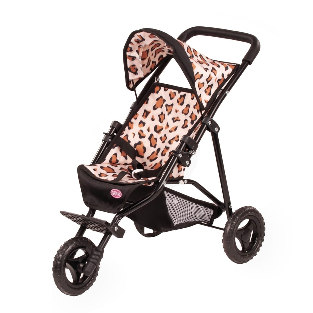 Gotz Gotz Little Tiger 3-Wheel Foldable Doll Stroller, Tiger Print - Little Miss Muffin Children & Home