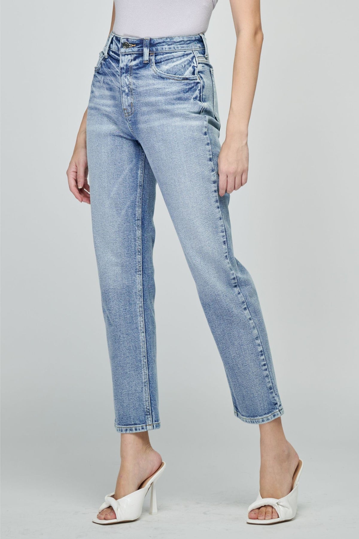 Cello Jeans Cello High Rise Straight Jeans - Little Miss Muffin Children & Home