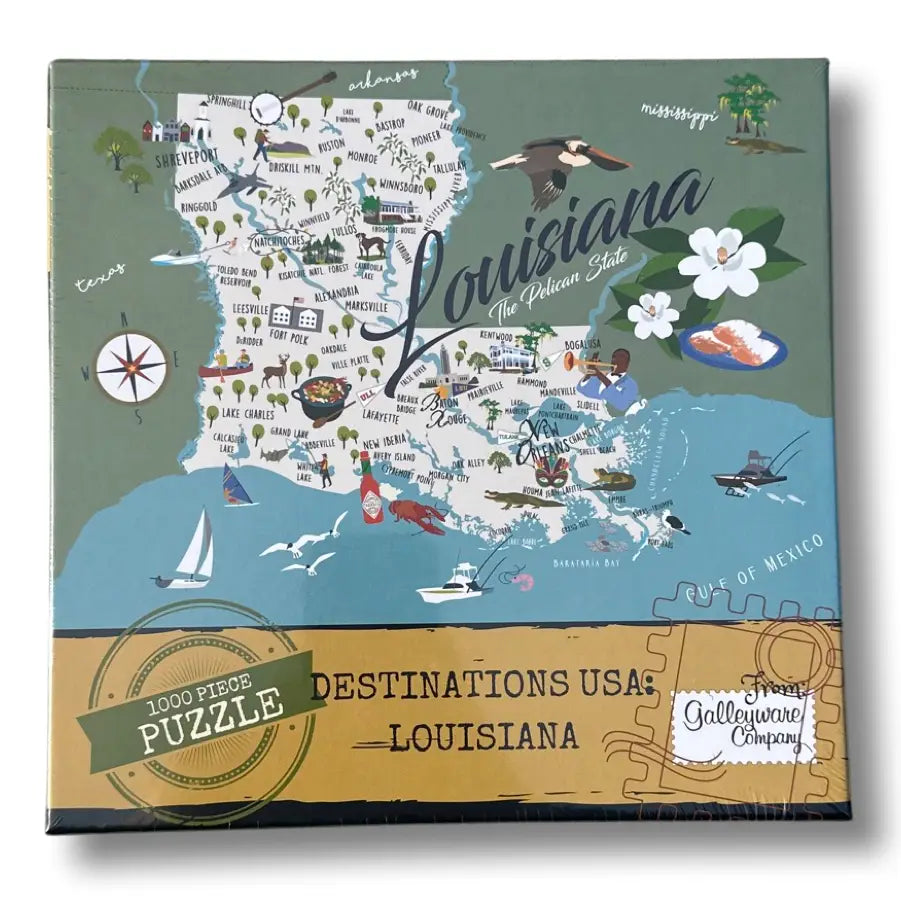 Galleyware Louisiana 1000 Piece Jigsaw Puzzle - Little Miss Muffin Children & Home