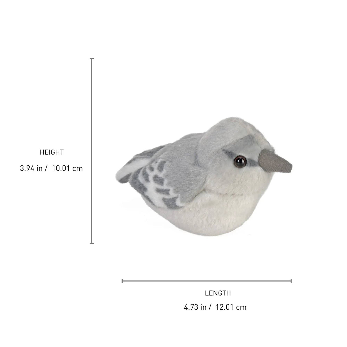Wild Republic Audubon Birds Northern Mockingbird Plush, view 9