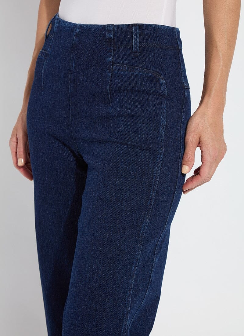 Lysse Lysse Layton Wide-Leg Cropped Denim Pants in Dark Indigo - Little Miss Muffin Children & Home