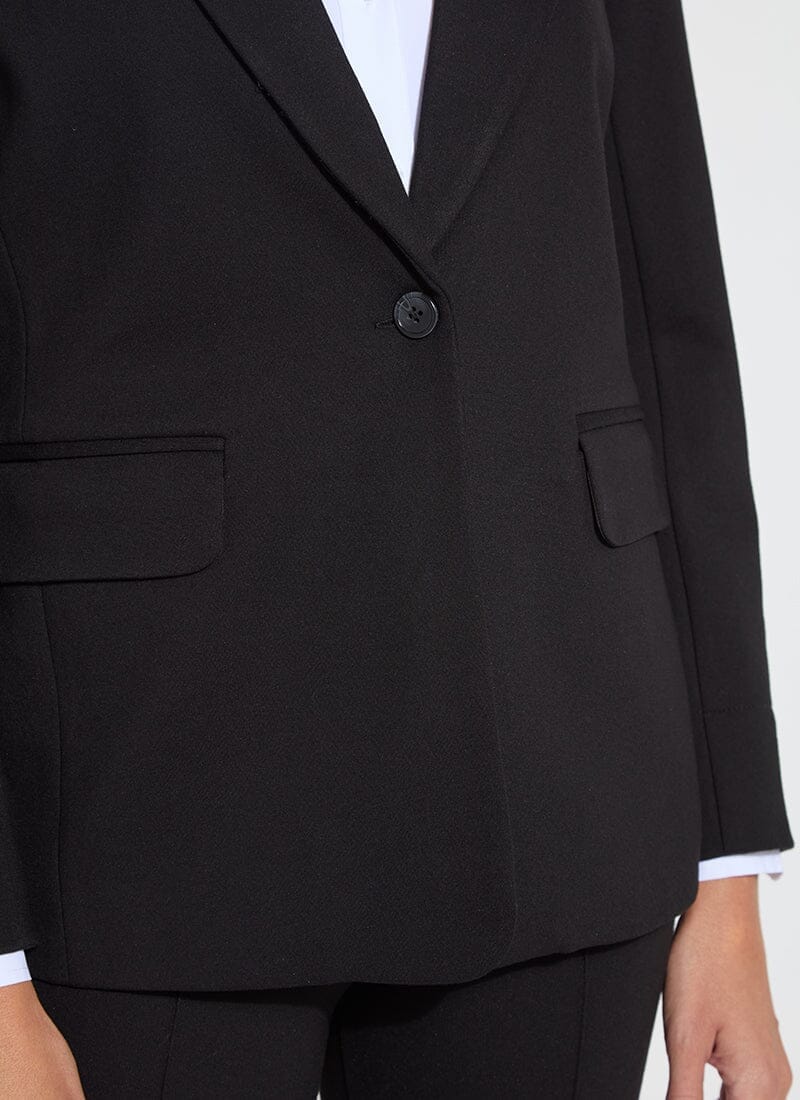 Lysse Lysse Essential Ponte Blazer in Black - Little Miss Muffin Children & Home