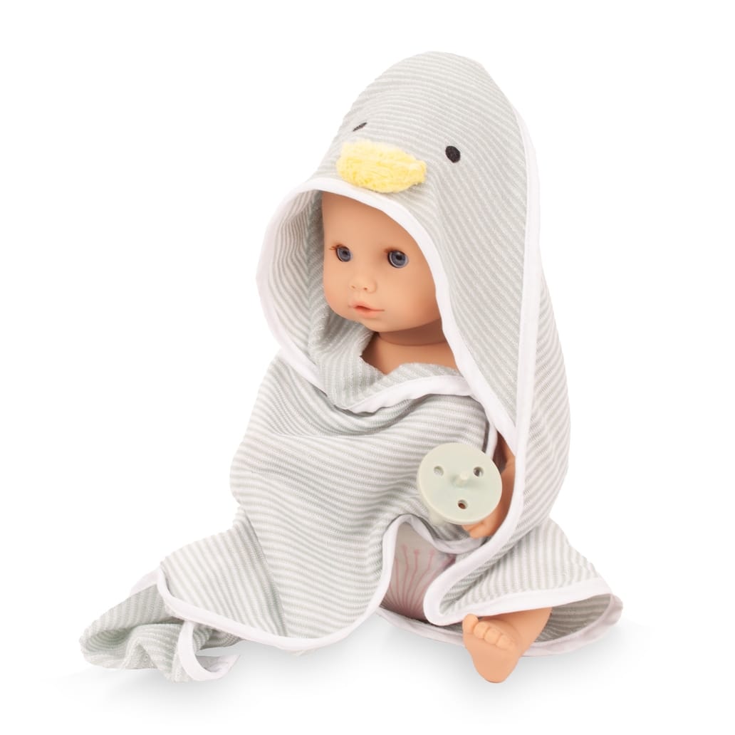 Gotz Gotz Sleepy Aquini Little Duck 13" Soft Bath Baby Doll Set - Little Miss Muffin Children & Home