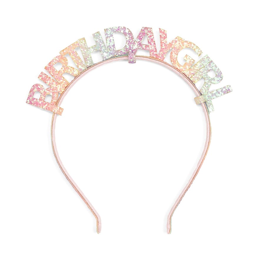 Sweet Wink Sweet Wink Pastel Rainbow Birthday Girl Headband - Little Miss Muffin Children & Home