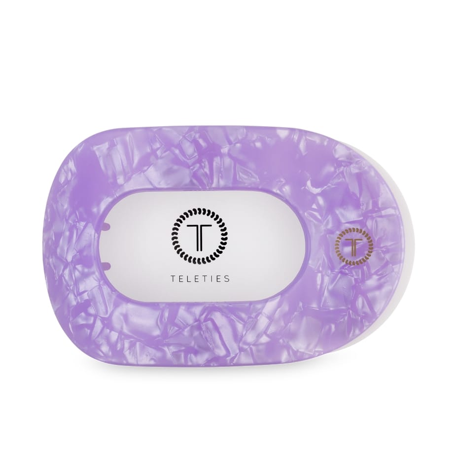 Lavender Mist Flat Round Hair Clip
