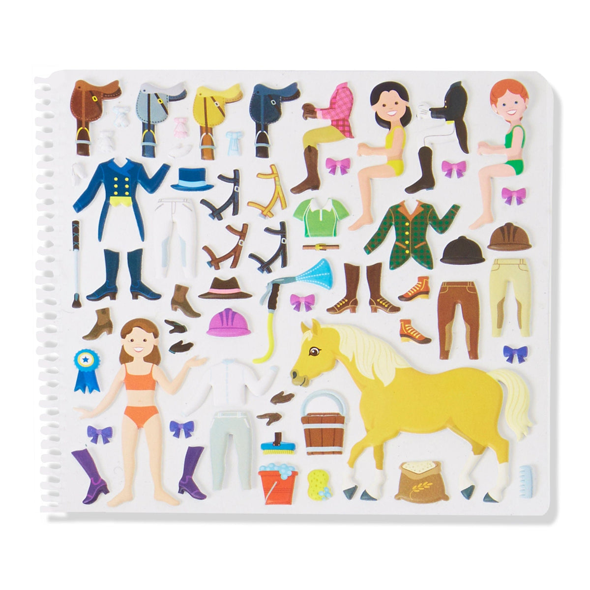 Melissa & Doug Puffy Sticker Activity Book - Riding Club - Little Miss Muffin Children & Home