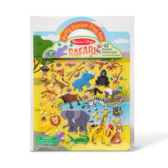 Melissa & Doug Melissa & Doug Puffy Sticker Play Set - Safari - Little Miss Muffin Children & Home