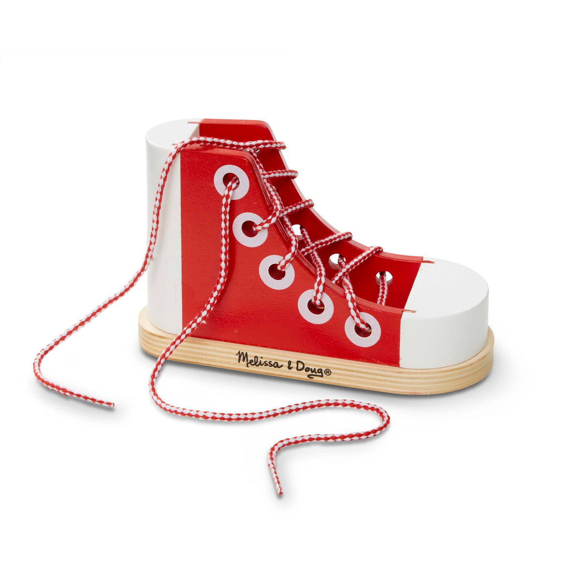 Melissa & Doug Melissa & Doug Wooden Lacing Shoe - Little Miss Muffin Children & Home