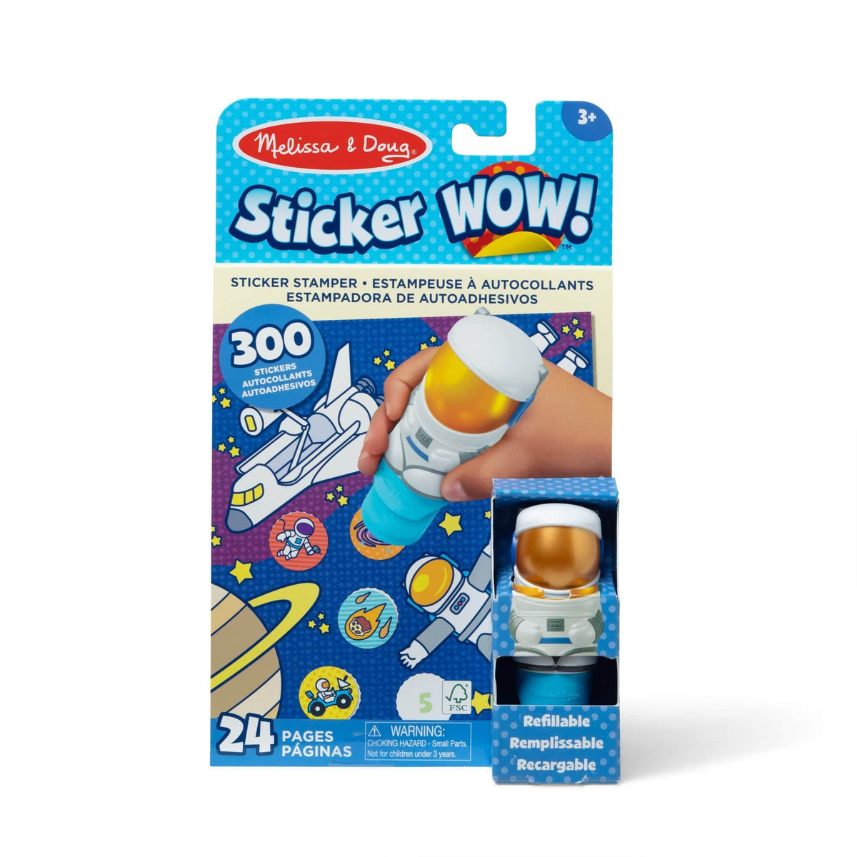 Melissa & Doug Melissa & Doug Sticker WOW! Activity Pad Set - Astronaut - Little Miss Muffin Children & Home