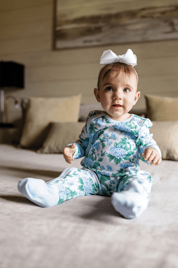 Nola Tawk Nola Tawk Hydrangea Heaven Cotton Pajamas - Little Miss Muffin Children & Home