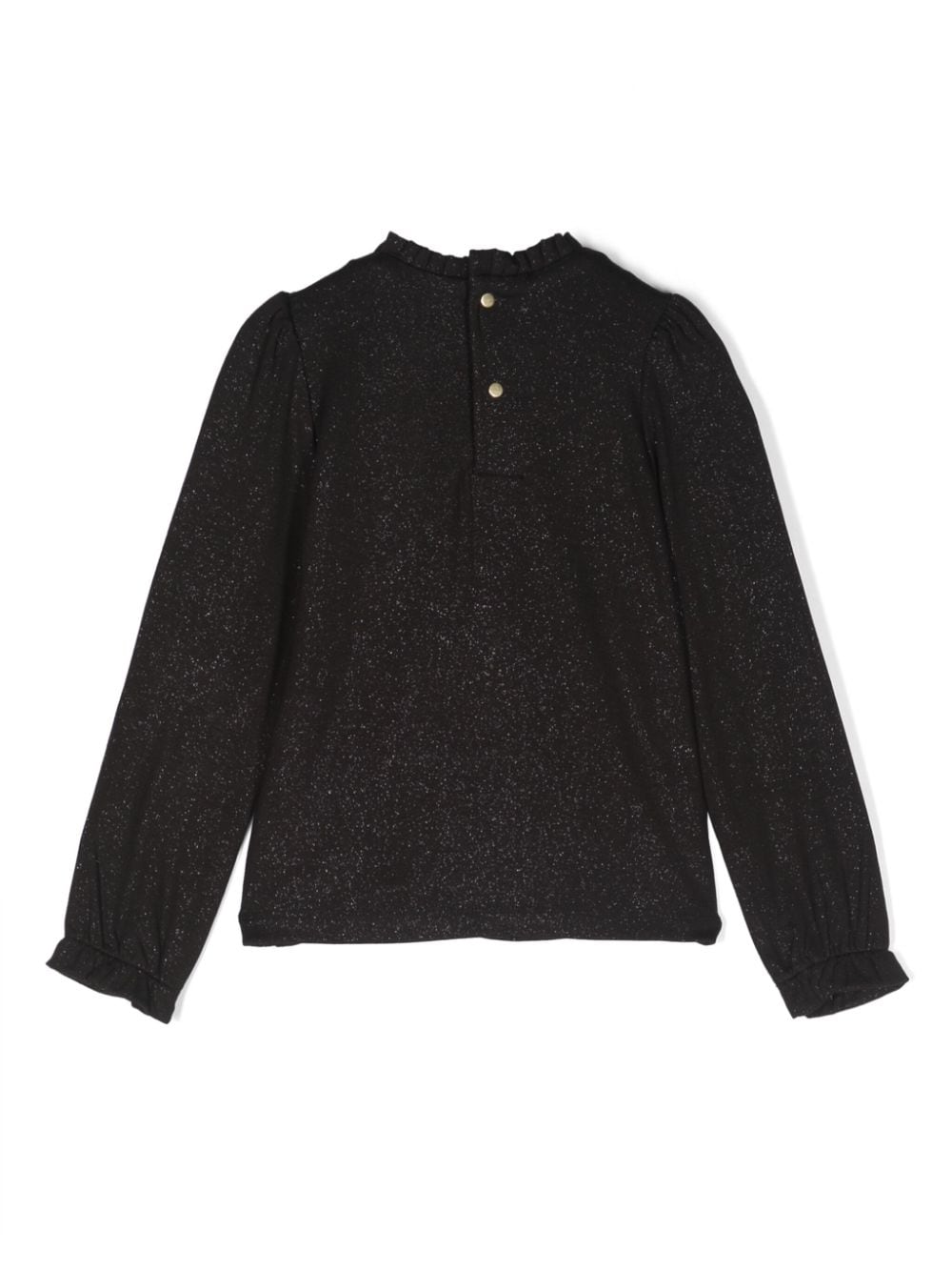 Abel & Lula Abel & Lula Glitter Knit Frill Neck Blouse - Little Miss Muffin Children & Home