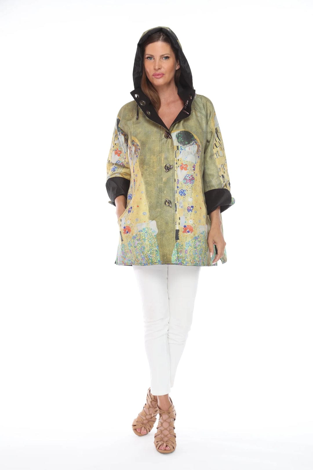 Aria Collection Aria Collection The Kiss Reversible Toggle Raincoat - Little Miss Muffin Children & Home