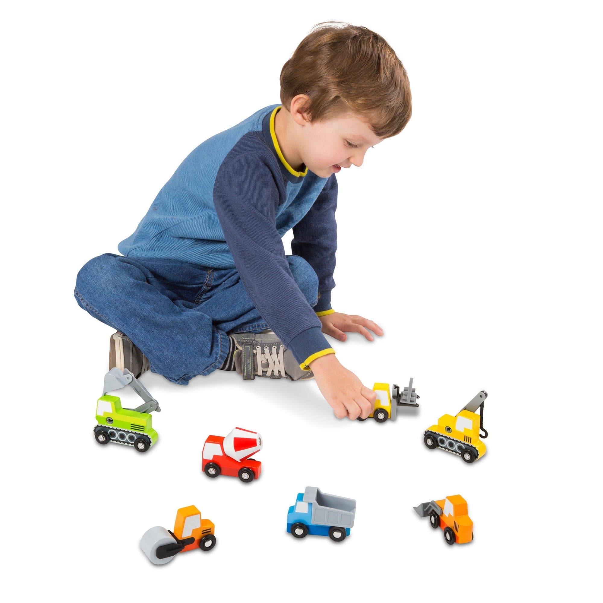 Melissa & Doug Melissa & Doug Wooden Construction Site Vehicles - Little Miss Muffin Children & Home
