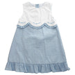 Bailey Boys Bailey Boys Blue Microcheck with Flower Vine Dress - Little Miss Muffin Children & Home