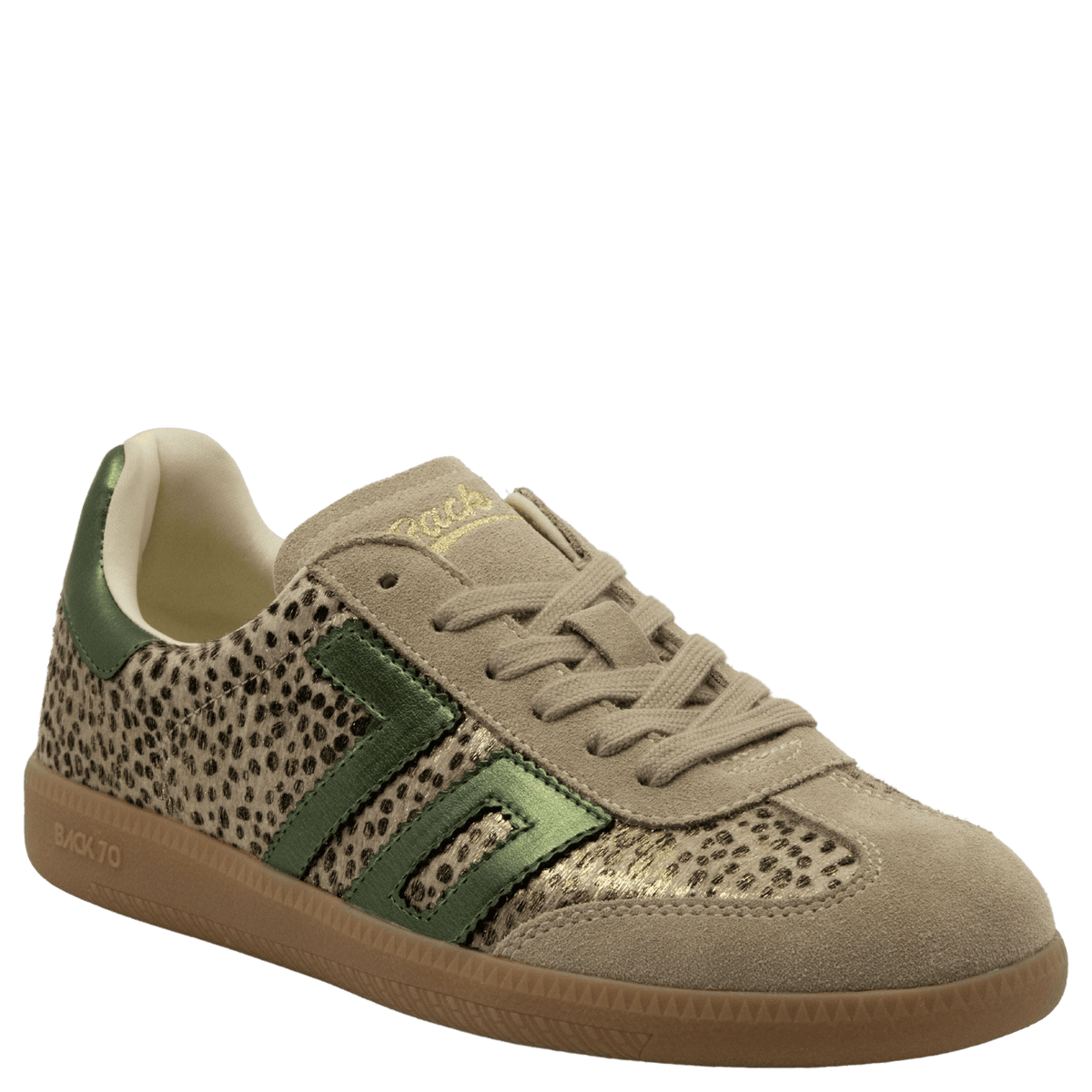 Cloud W26 Sneakers in Pois Gold Forest