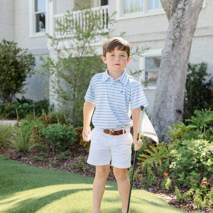 Bailey Boys Bailey Boys Henry Short Sleeve Performance Polo, Oasis - Little Miss Muffin Children & Home