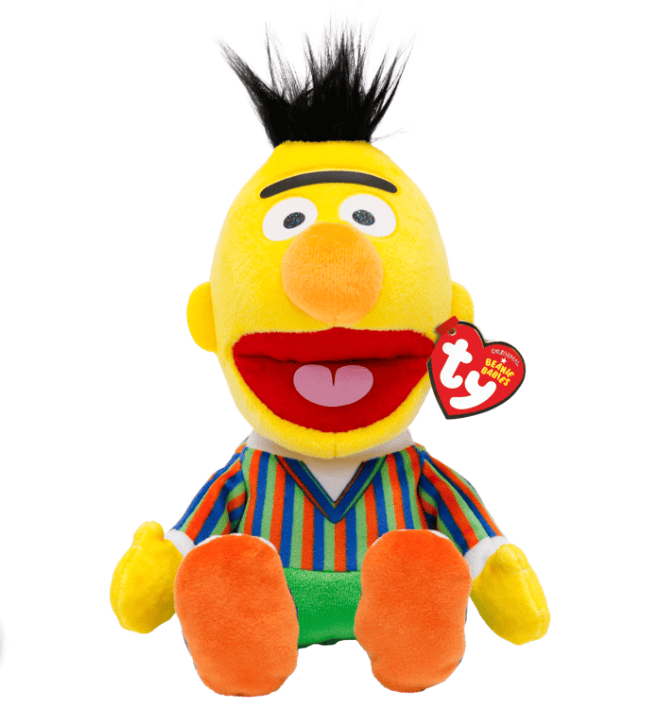 Ty Inc Ty Beanie Babies Sesame Street Bert Floppy Plush Toy - Little Miss Muffin Children & Home
