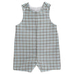 Bailey Boys Pigeon Plaid Short John John with Tab - Little Miss Muffin Children & Home