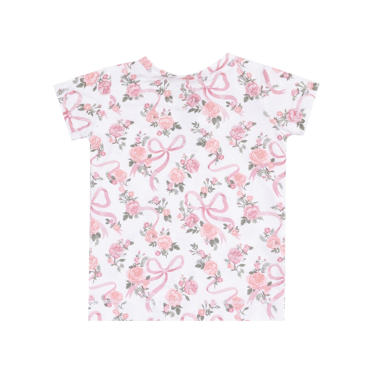 Angel Dear Angel Dear Ribbon And Flowers Short Sleeve Loungewear Set - Little Miss Muffin Children & Home