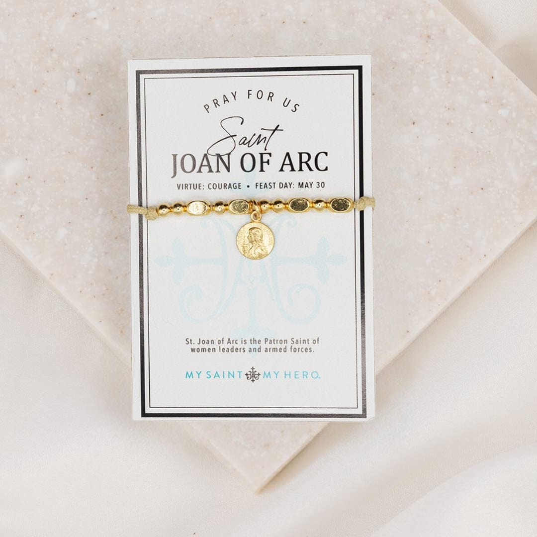 My Saint My Hero My Saint My Hero The Little Saints Saint Joan of Arc, Gold - Little Miss Muffin Children & Home